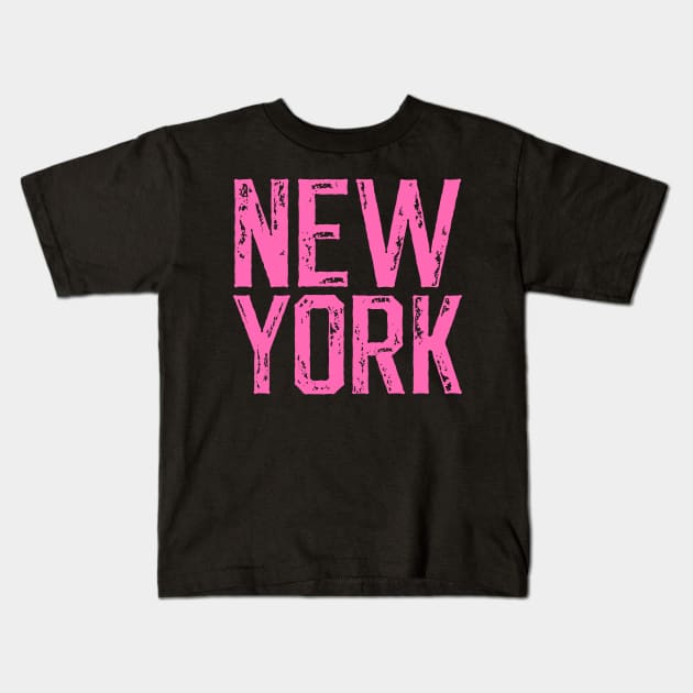 New York Kids T-Shirt by colorsplash